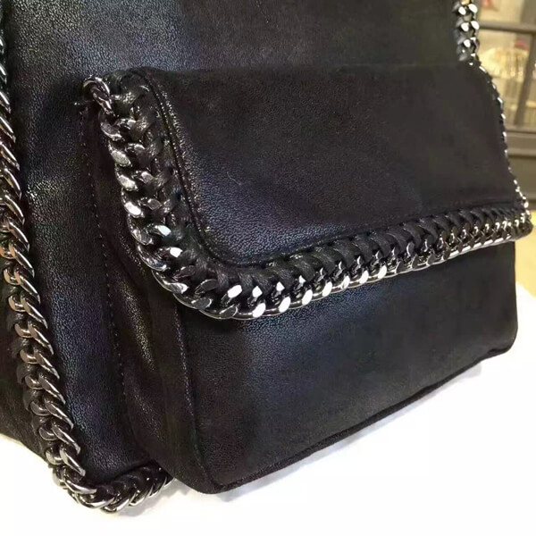 2016年秋冬新作 Stella McCartney ステラマッカートニー スーパーコピー Falabella Backpack Black ファラベラバックパック 364517 W9132 1221